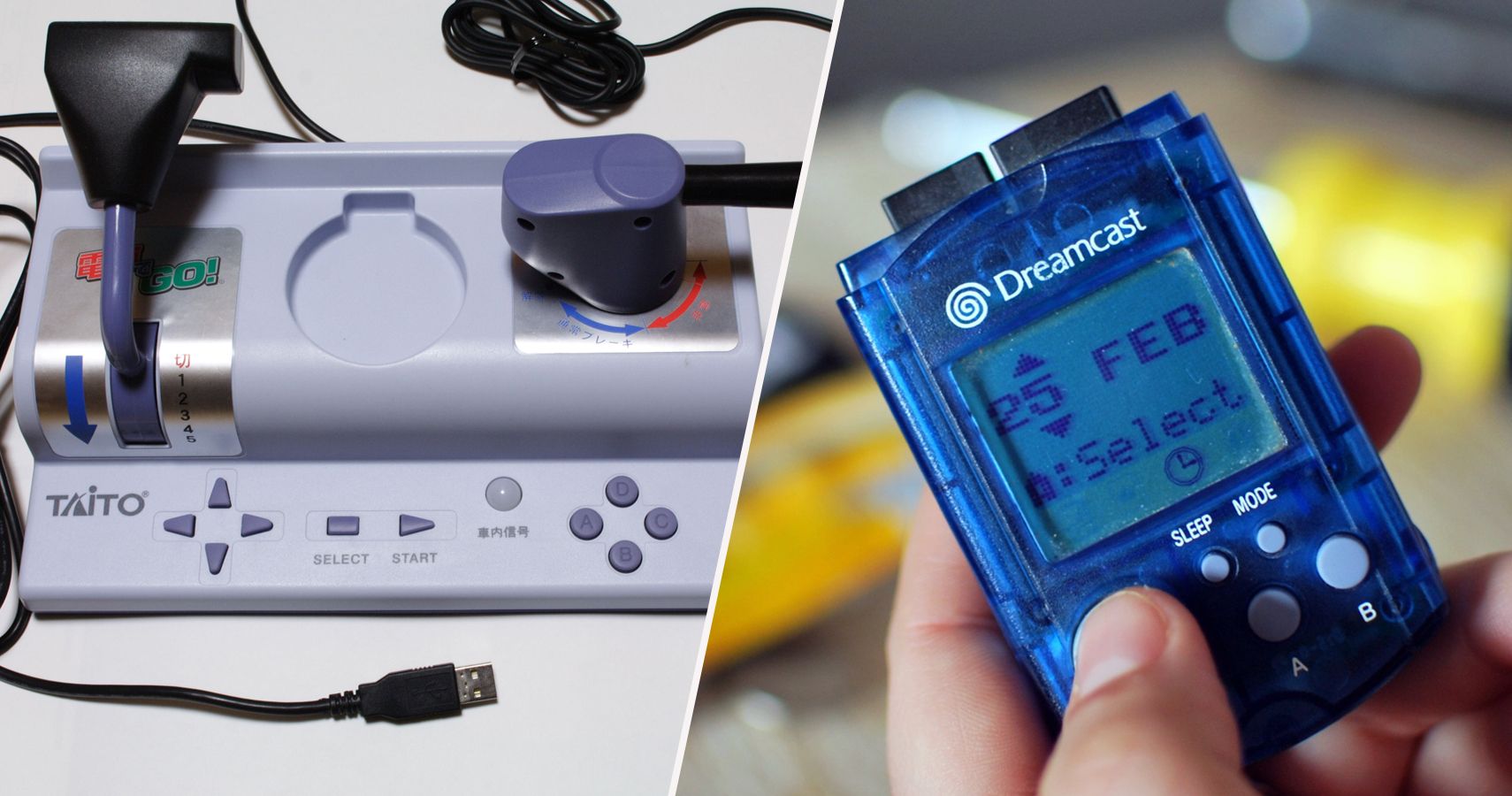 Sega Dreamcast VMU and Microphone Adapter - video gaming - by