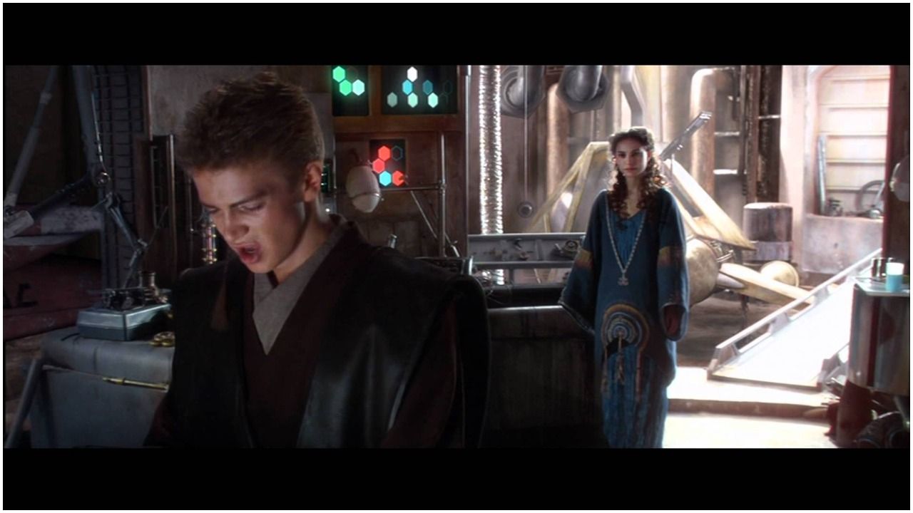 Anakin tells Padme he killed them all