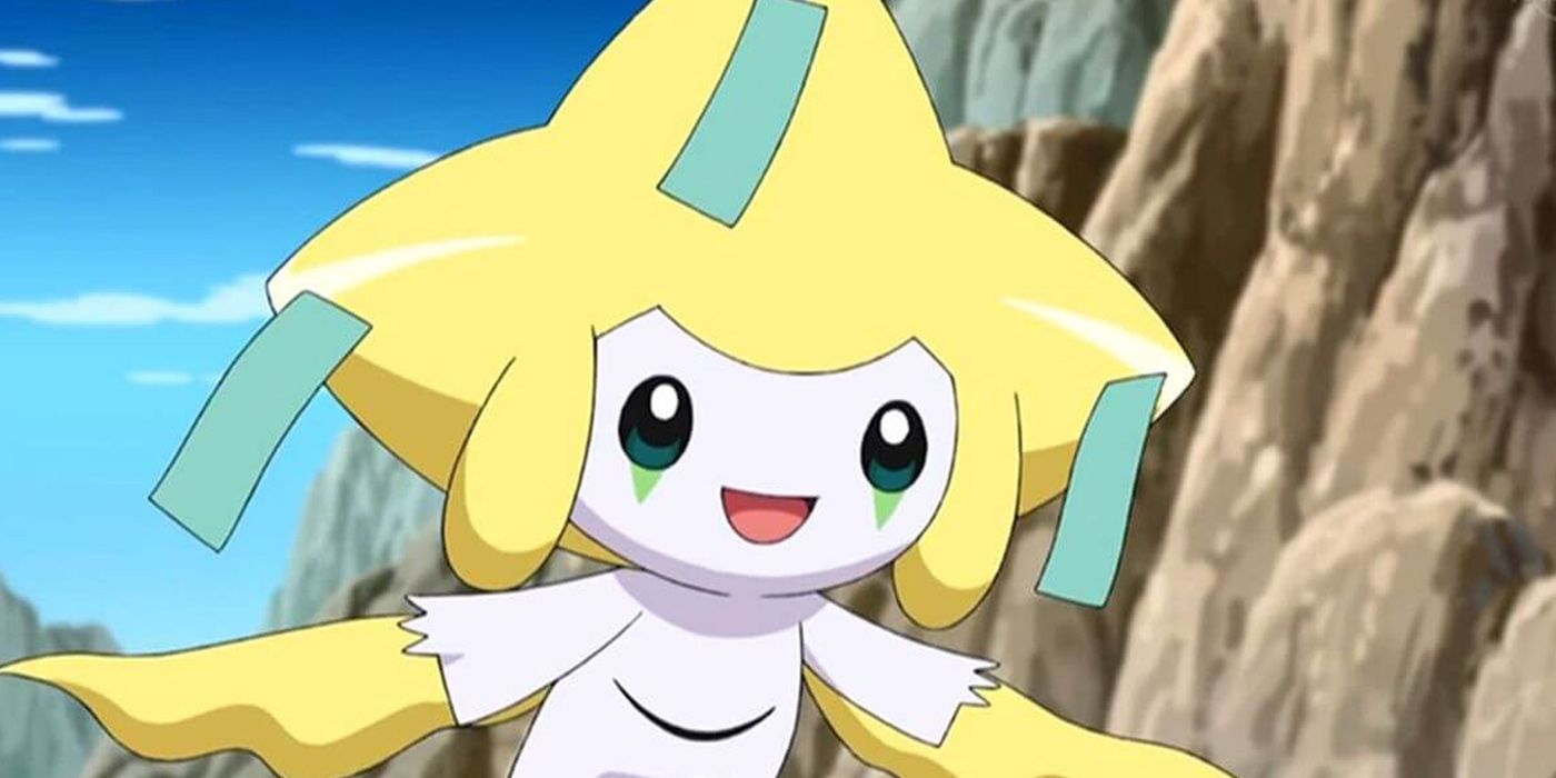 Jirachi in a mountain area