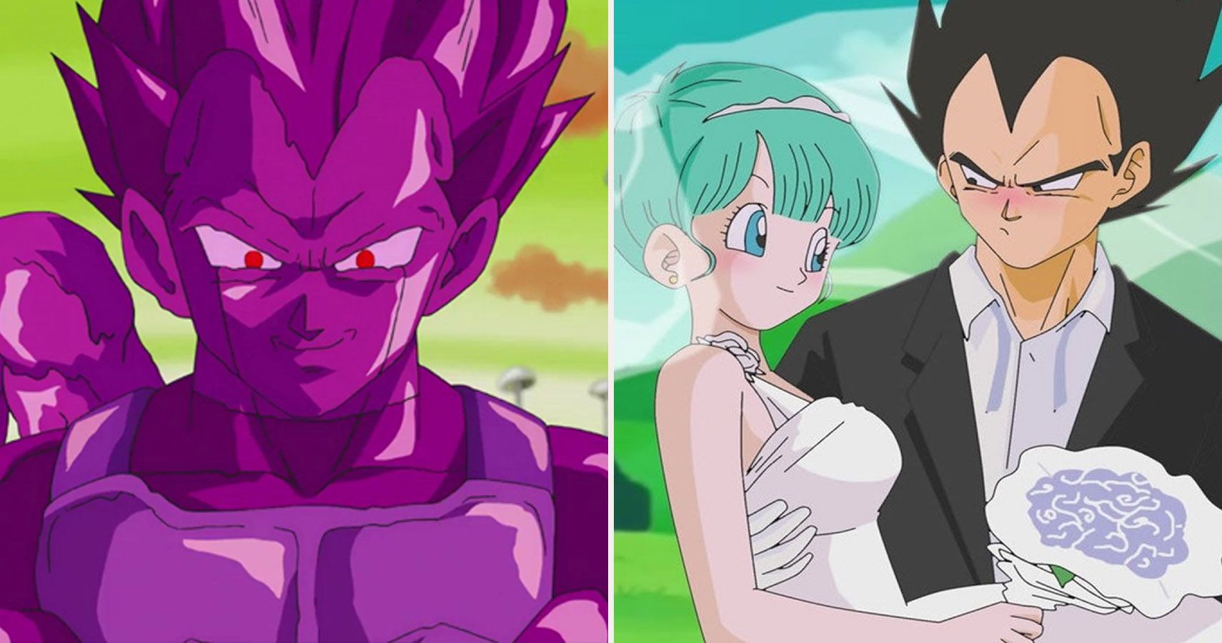 Vegeta's face from planet vegeta