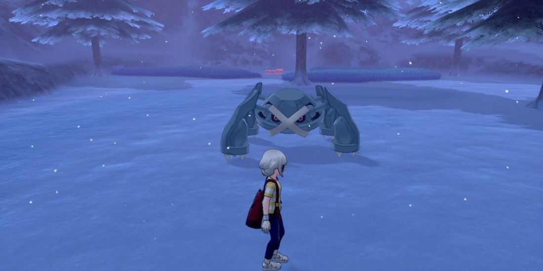 Metagross hunting a trainer in Pokemon Sword and Shield