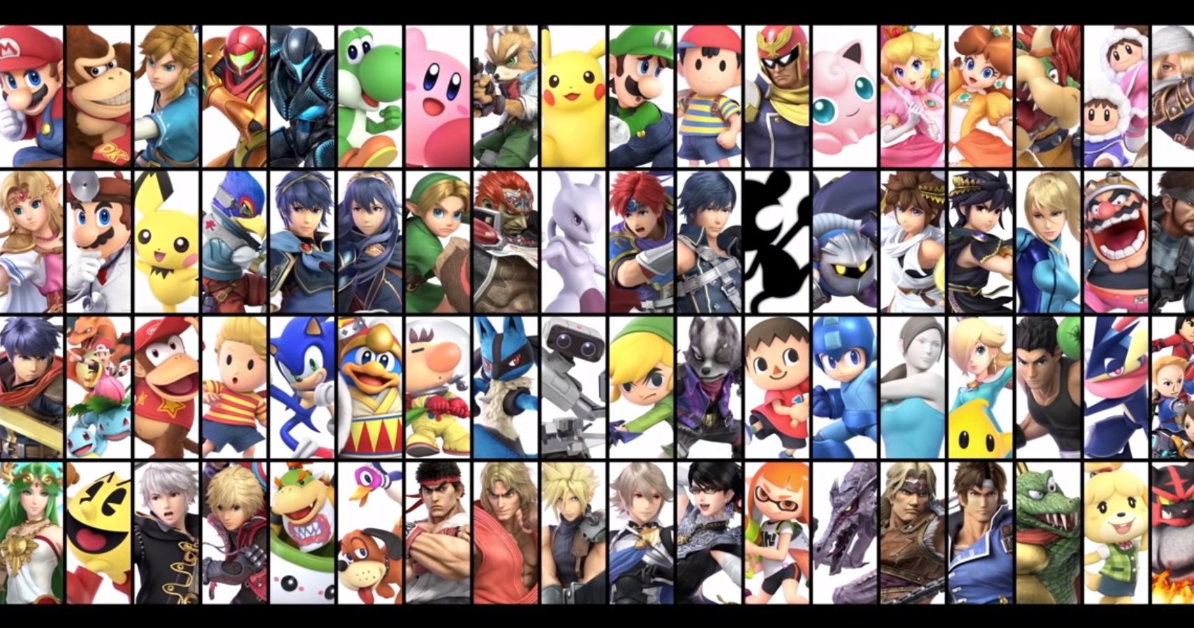 Smash Bros. Ultimate Roster 