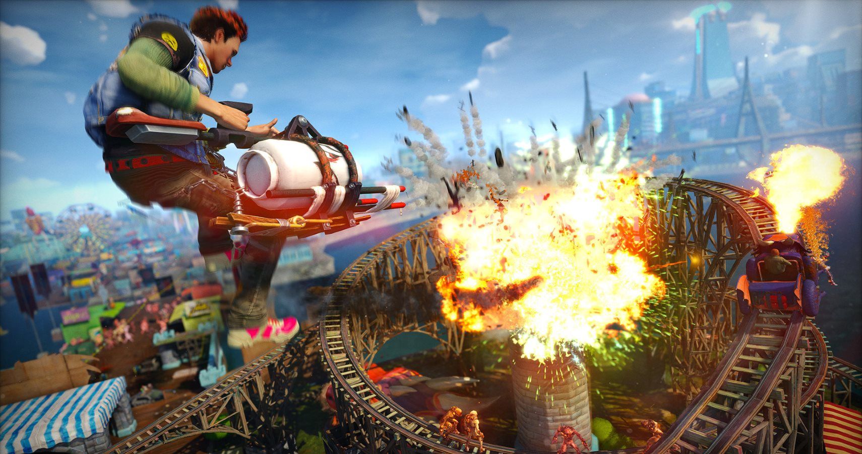Sunset Overdrive - Dawn of the Rise of the Fallen Machines (Xbox One)  Review