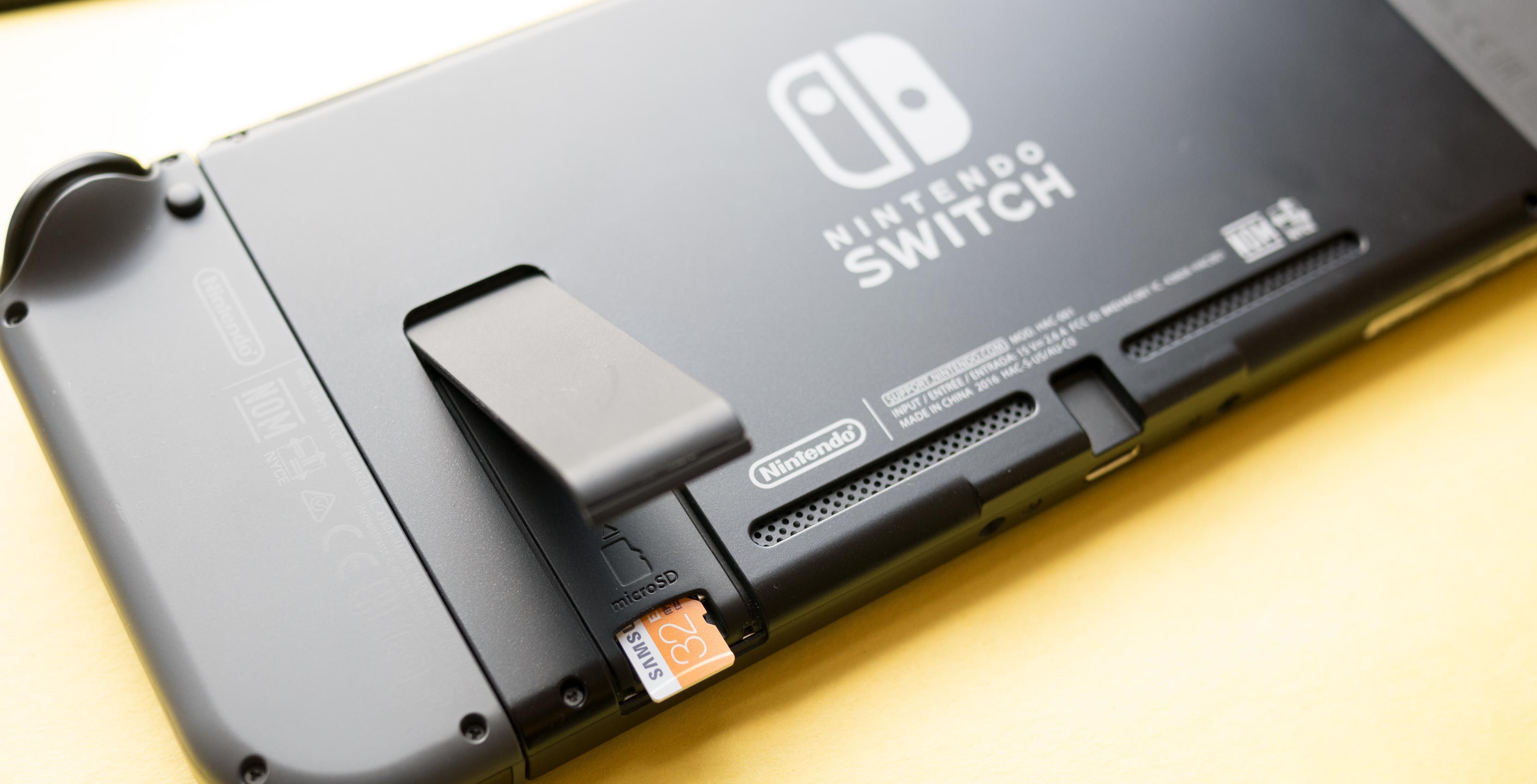 install micro sd card switch