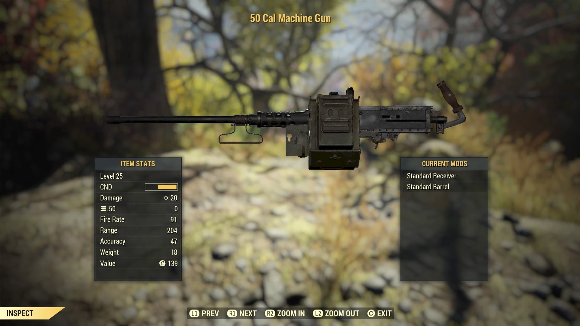 Fallout 4 50 cal machine gun фото 6