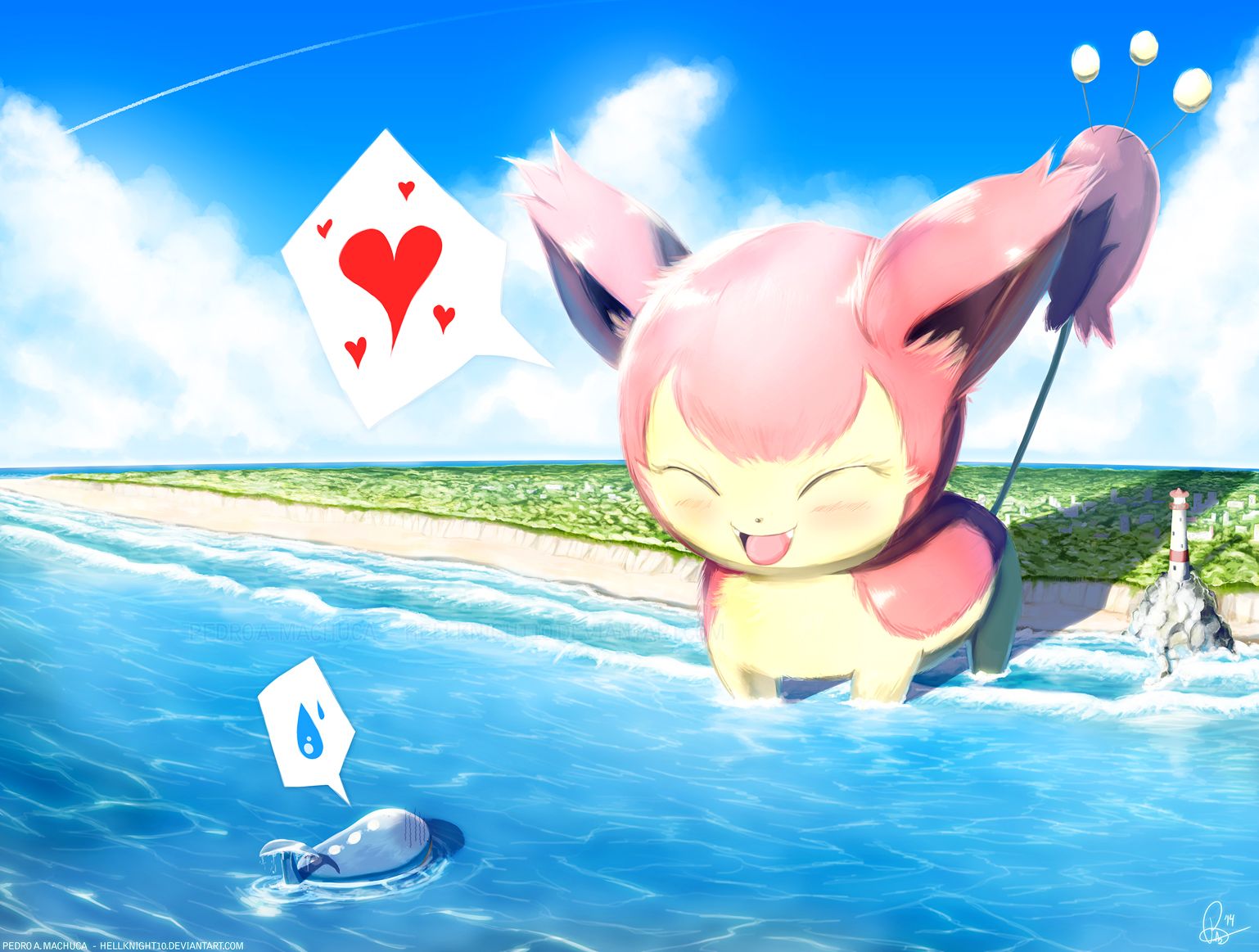 wailord and skitty