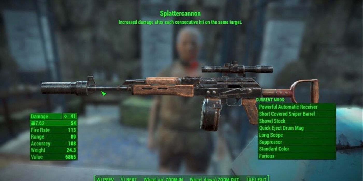 fallout 4 best machine gun