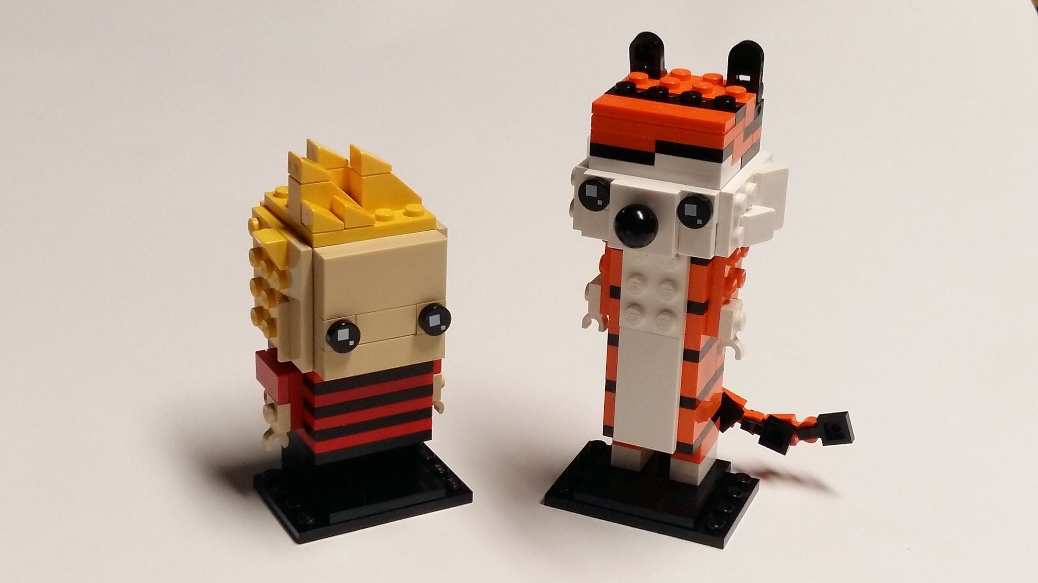 Lego Brickheadz Calvin and Hobbes