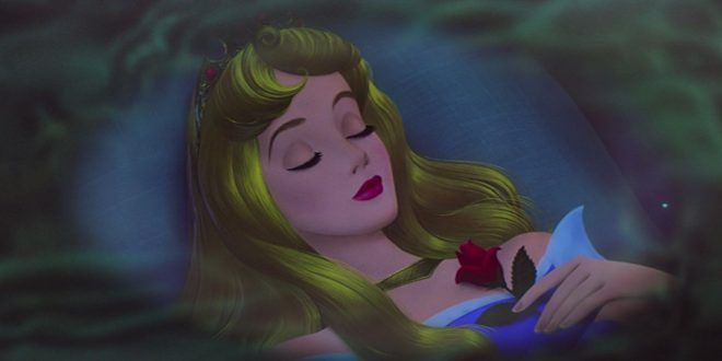 Princess Aurora Sleeping In Bed