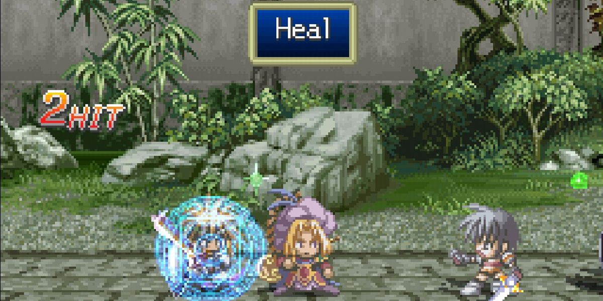 Stahn gets healed in a Tales Of Destiny battle 