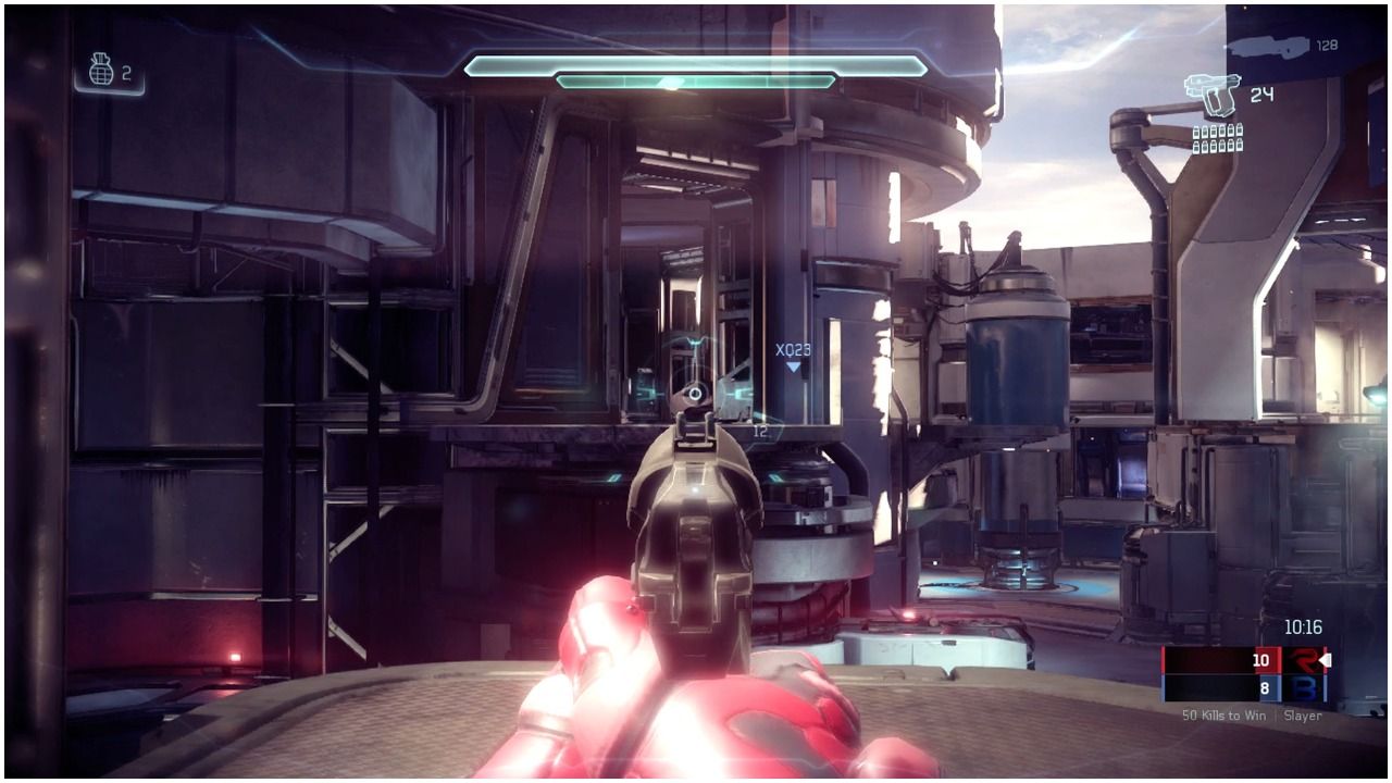 Aiming down sights in Halo 5