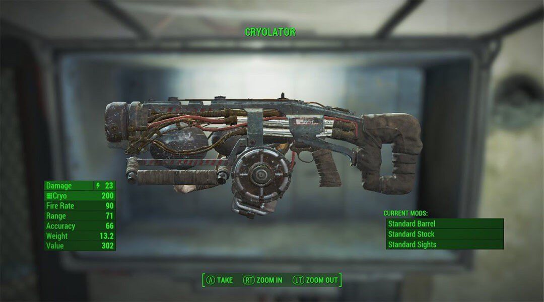 cryolater in its case in vault 111