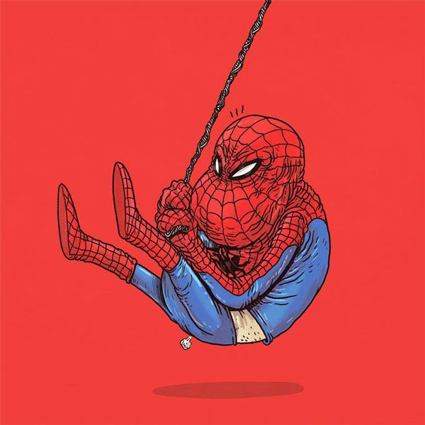 old spiderman