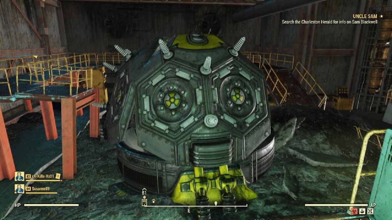 Fallout 76 Vault 63 Reactor