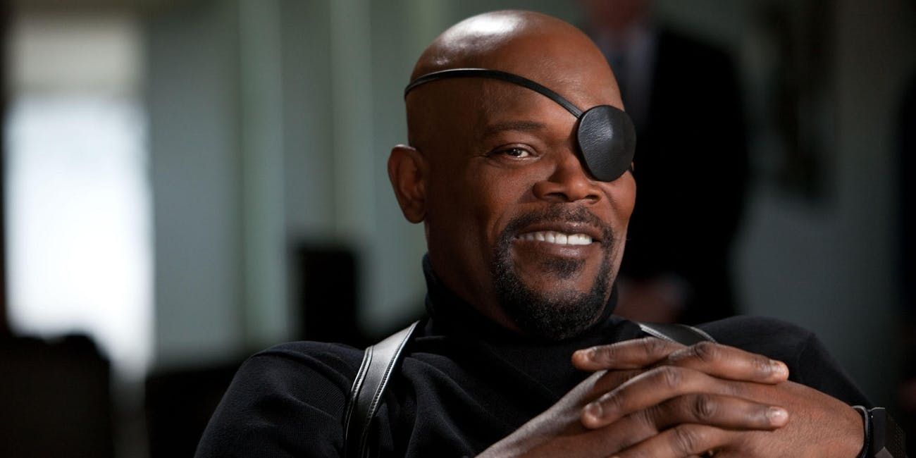 Captain Nick Fury From One Of The Avengers Movies