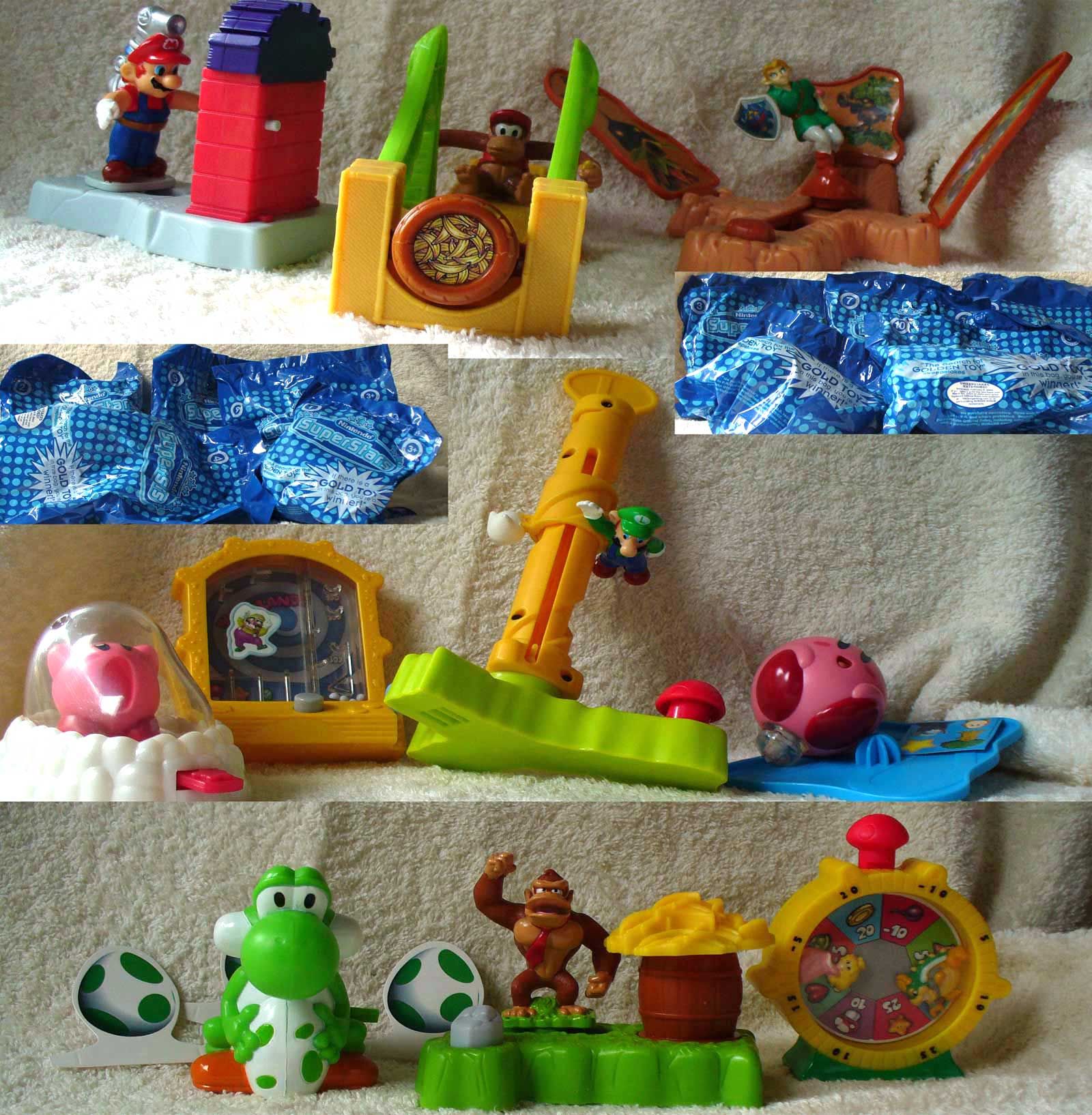 Burger king mario shop toys