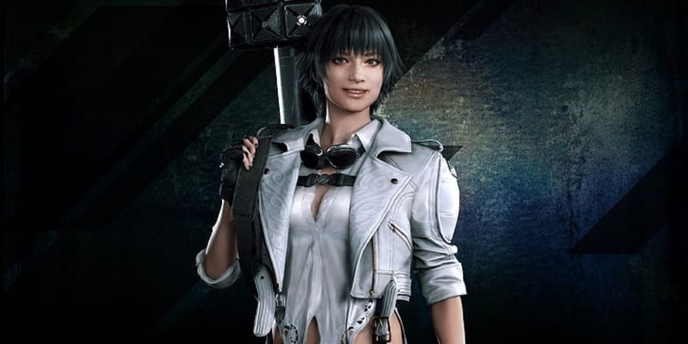 The lady with the gun in Devil May Cry 5