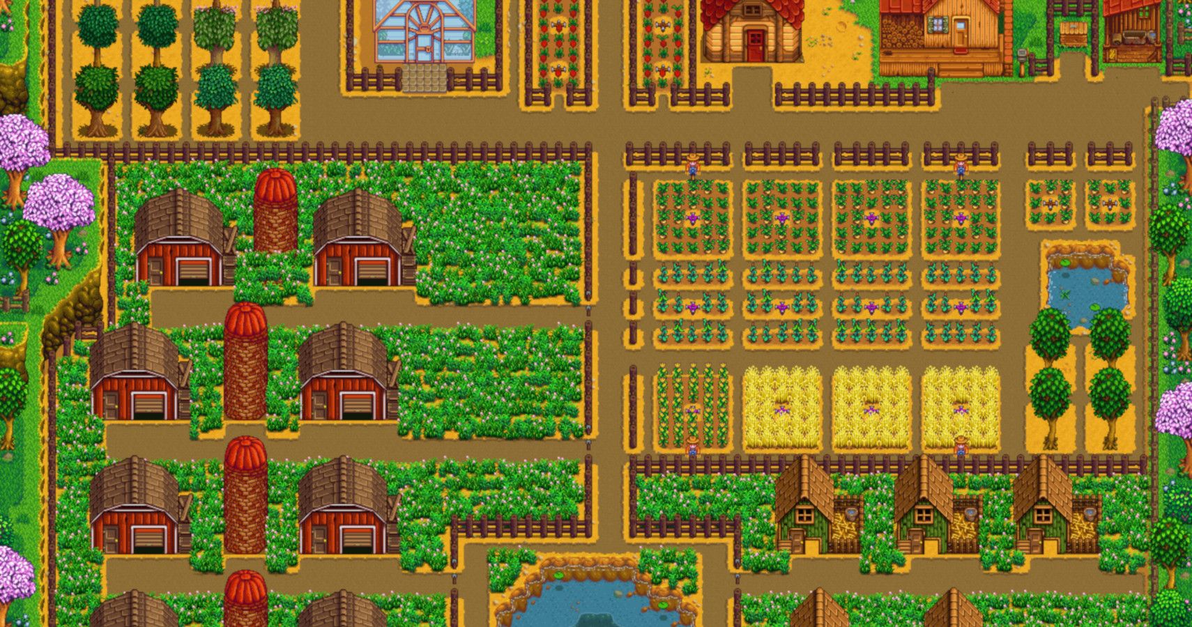 Stardew Valley Best Starting Farm Layout   Stardew Valley Standard Farm Layout 5 