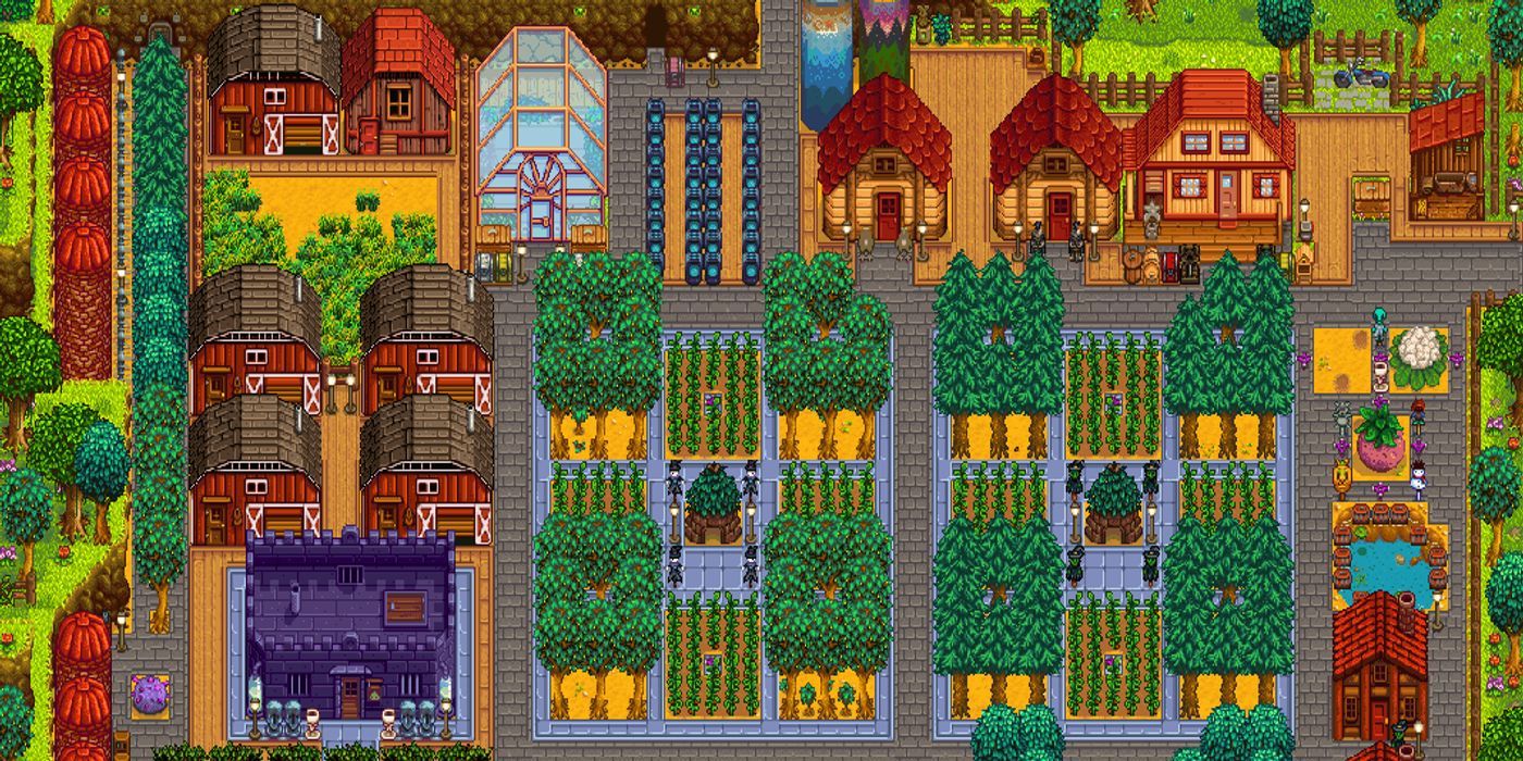 standard farm laid out to produce resources stardew valley farm layout