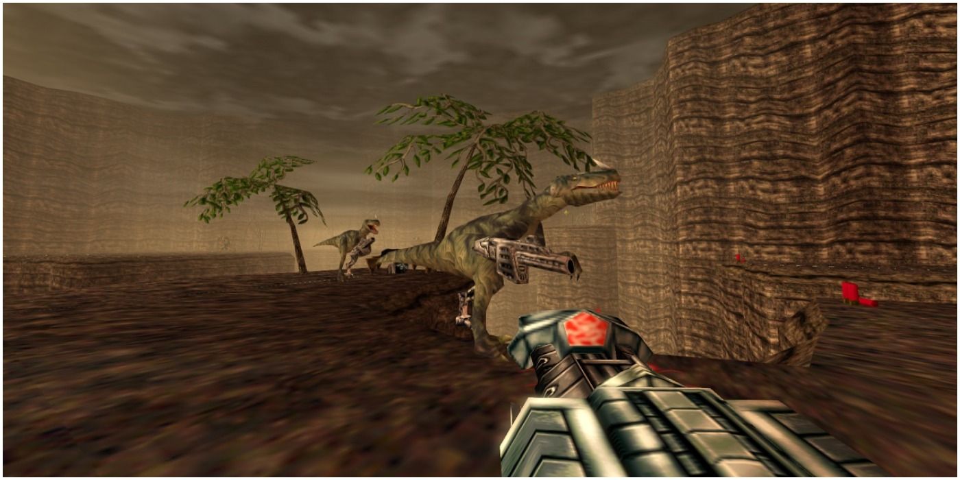Turok gameplay first person