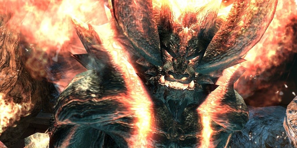 Berial in his fiery form in Devil May Cry 4