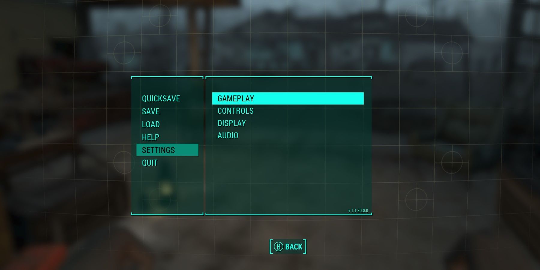 Fallout 4 pause menu.