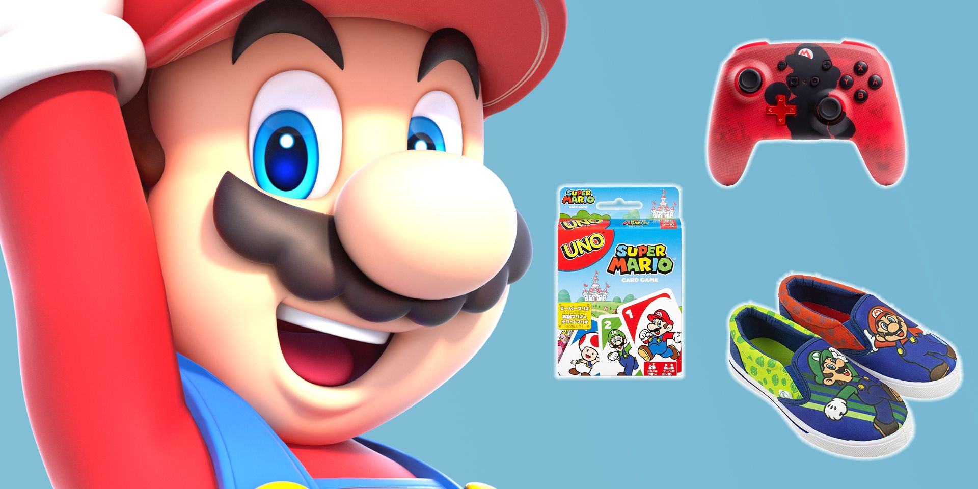 New UNO Super Mario Bros. (Nintendo) Card Game, Includes a Special