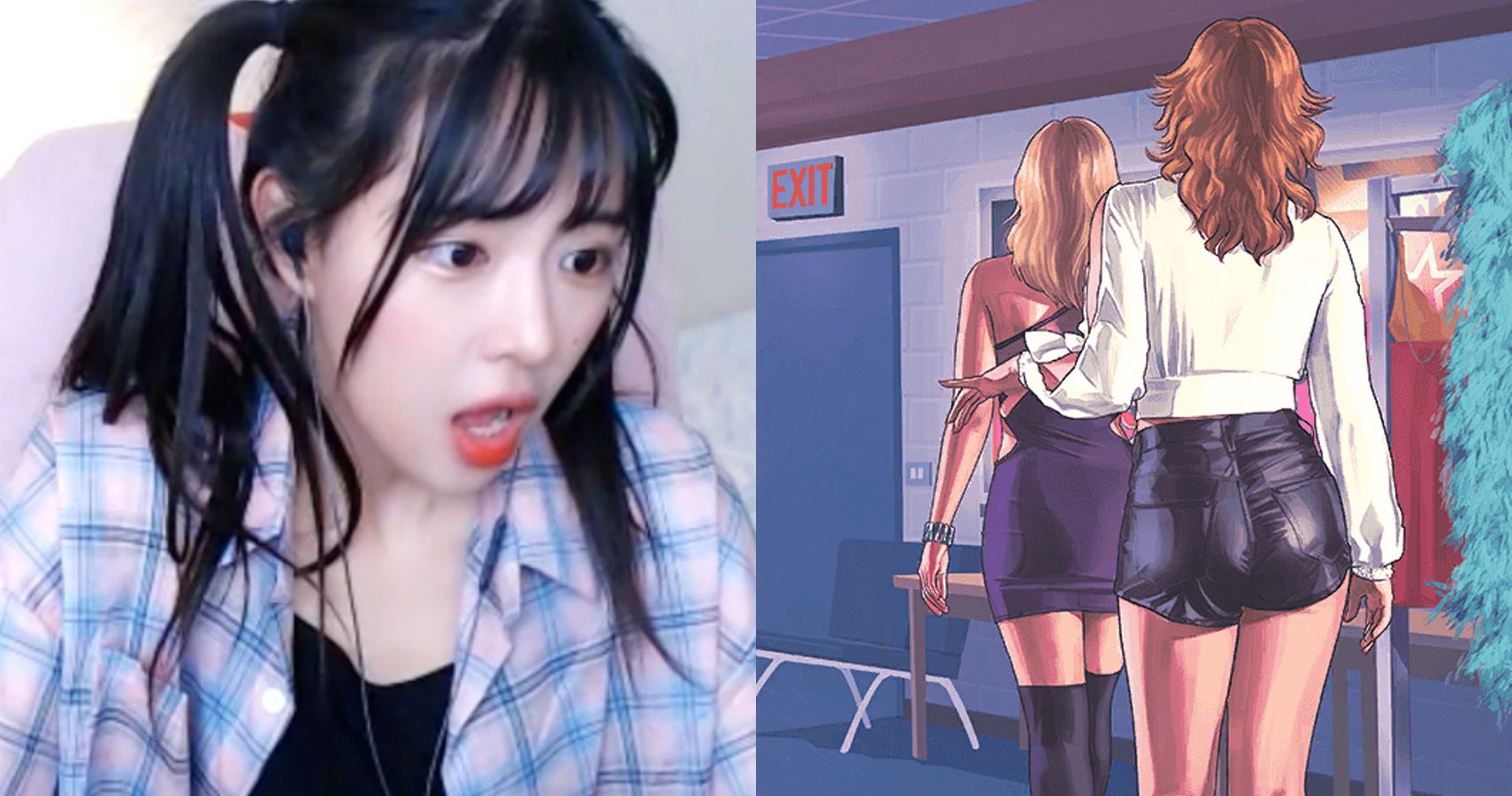 Korean Twitch Streamer Enters Gta Strip Club Freaks Out When She Finds Naked People 6941