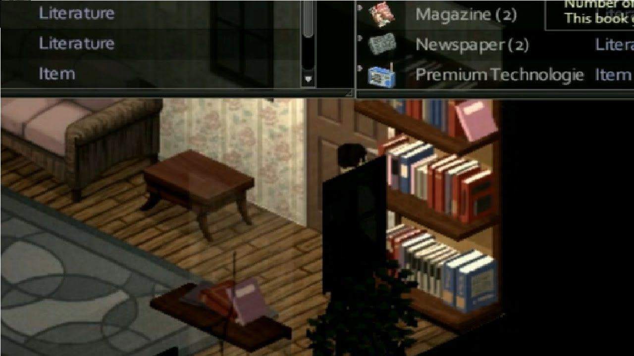 Project Zomboid Bookcase