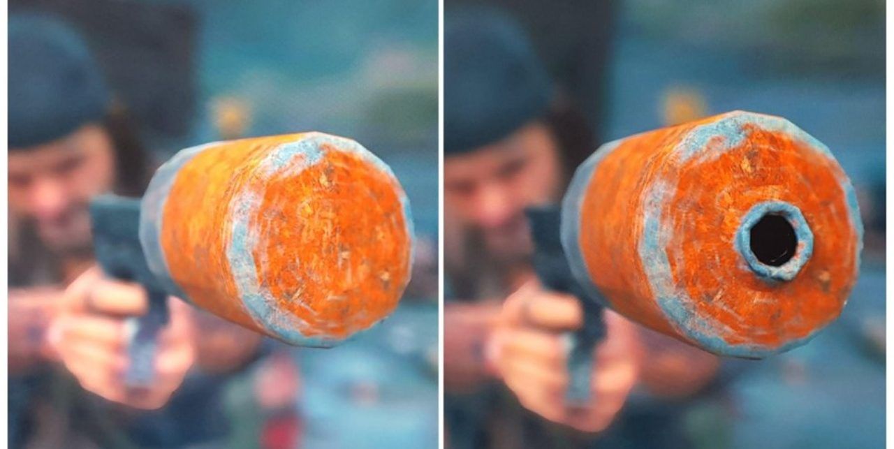 Days Gone Gaming Detail When You Create A Makeshift Gun Silencer Your First Shot Makes The Hole