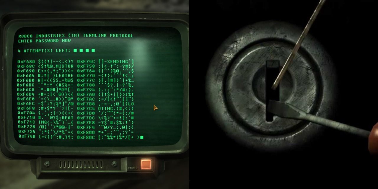 Fallout New Vegas Hacking and Lockpicking
