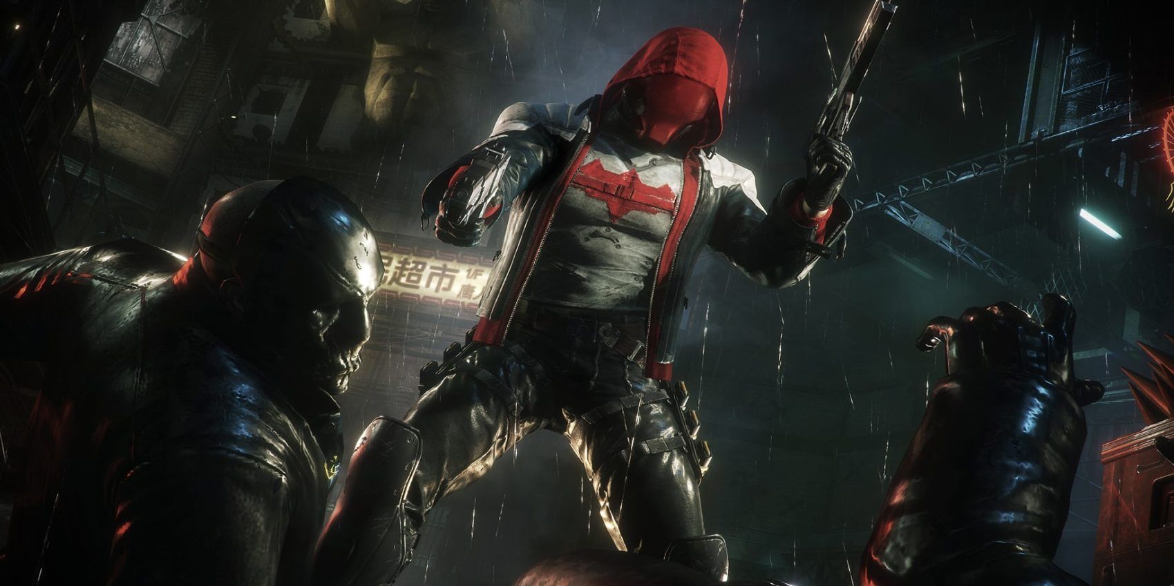 Promotional art of the Red Hood from Injustice 2