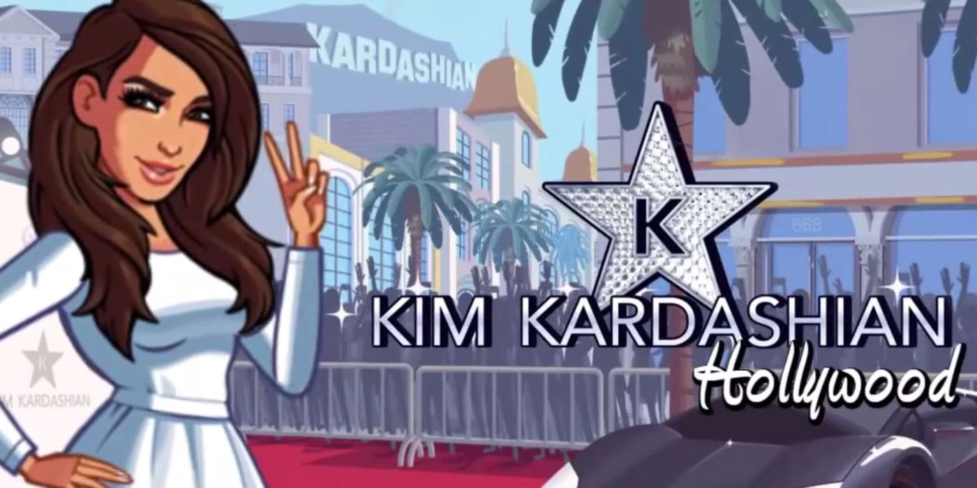 kim kardashian in cartoon form on a red caroet