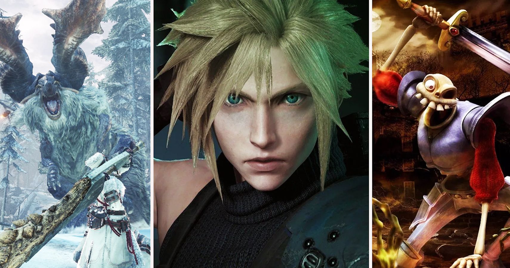 Sony State Of Play Recap MediEvil Final Fantasy VII Remake Monster Hunter World Iceborne And More