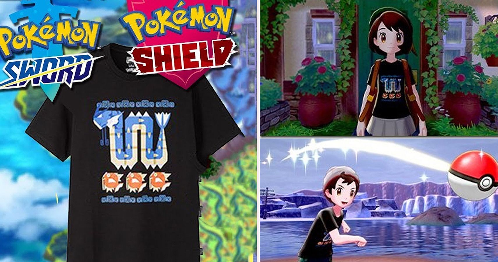 TShirt Design Contest Reveals That Pokémon Sword & Shield Will Have Character Customization