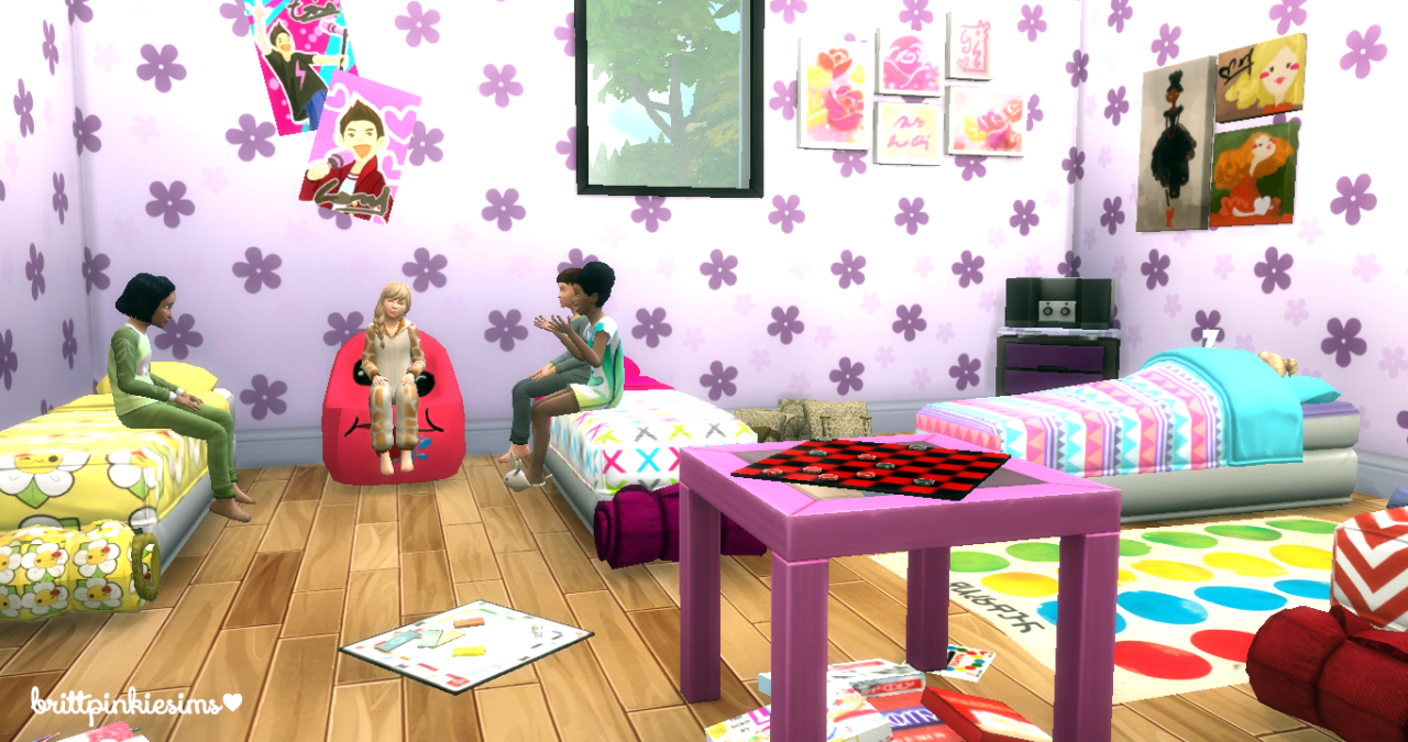 sims 4 kids room stuff base game compadible