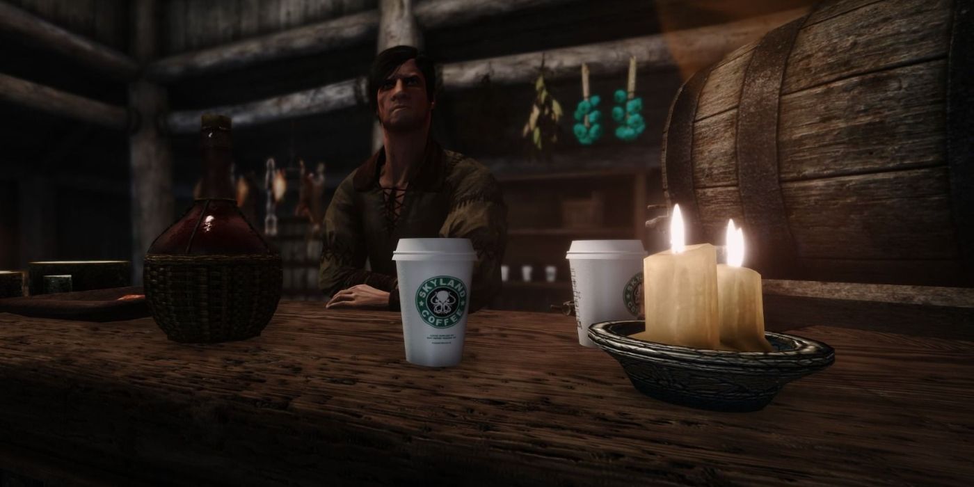 Skyrim Mysterious Coffee Cup Mod