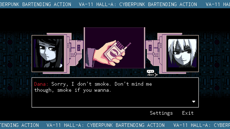 VA11 HALLA Cyberpunk Bartender Action Makes A Great Case For Visual Novels On Switch