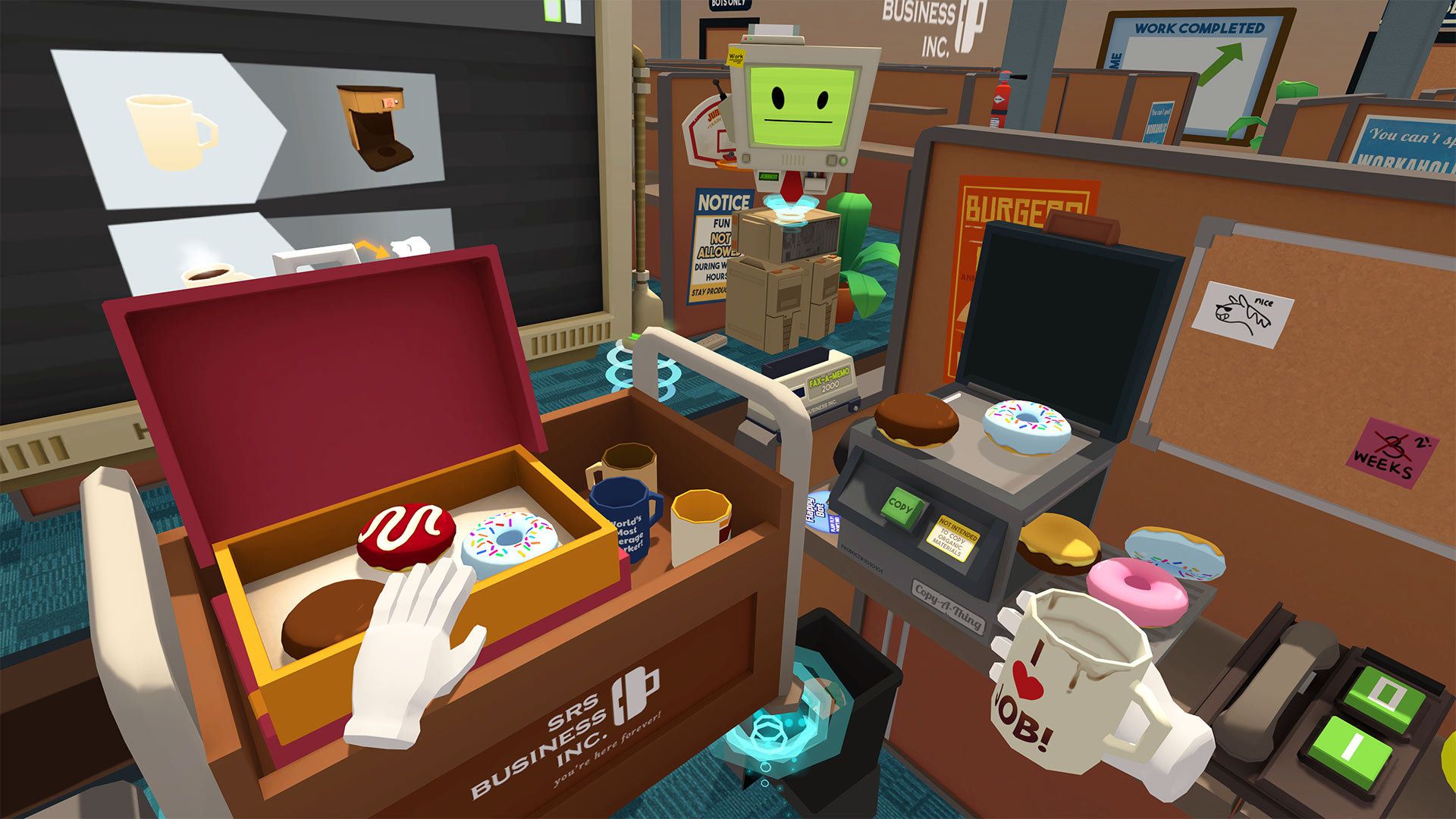 screenshot of job simulator gameplay