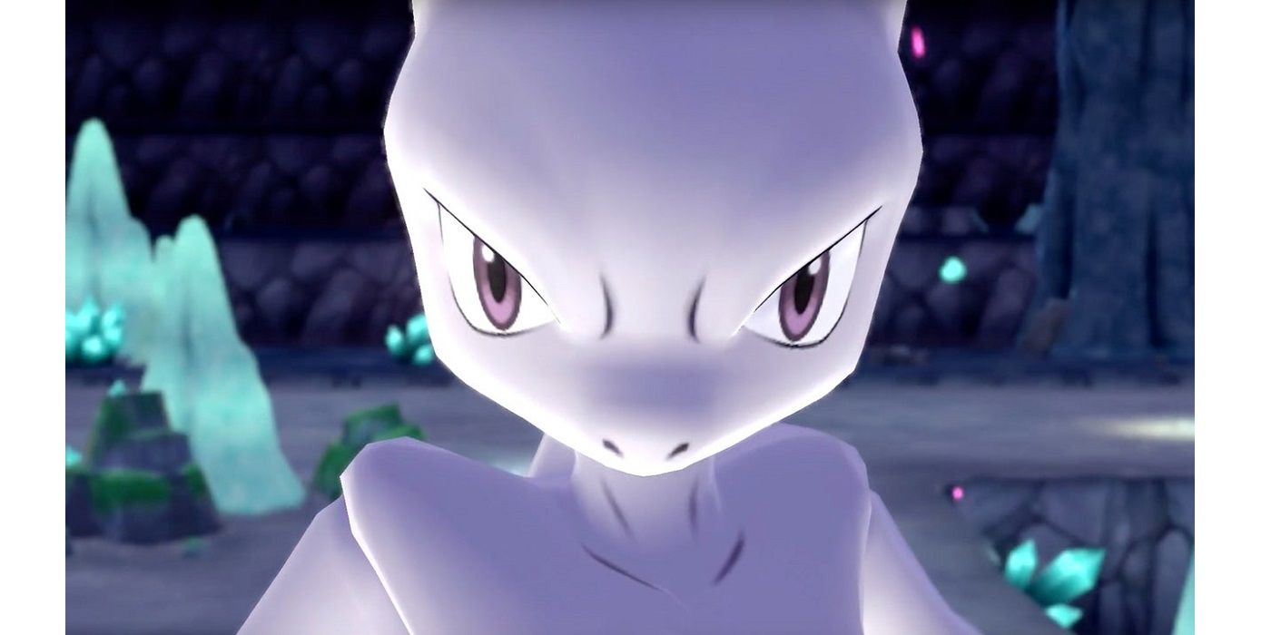 Pokemon Close up of Mewtwo 