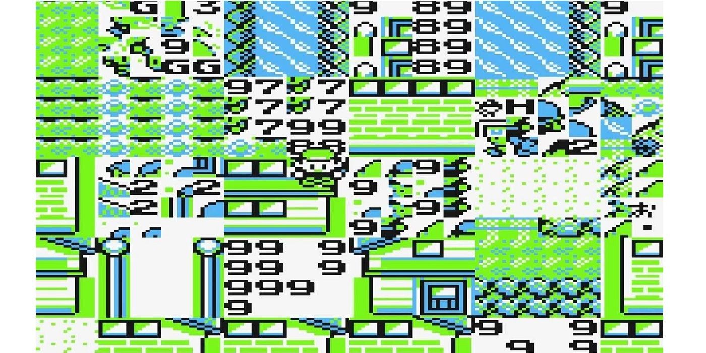 Pokemon Game Boy jumbled graphics bug
