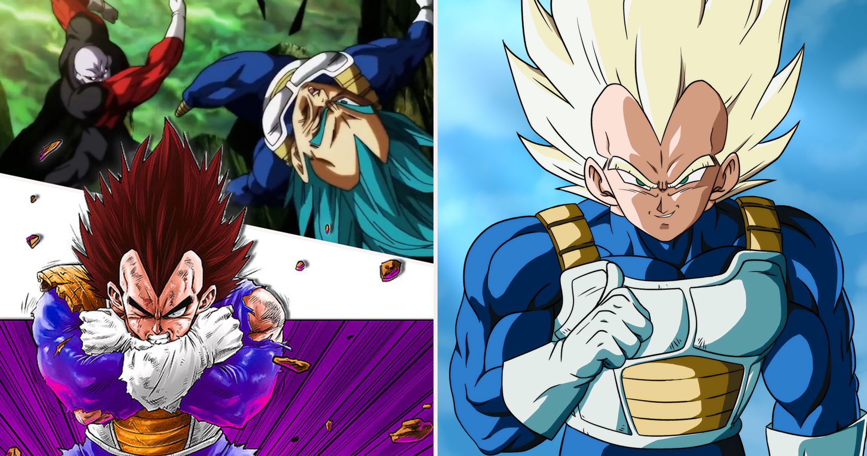 Vegeta's Final Flash Comparison