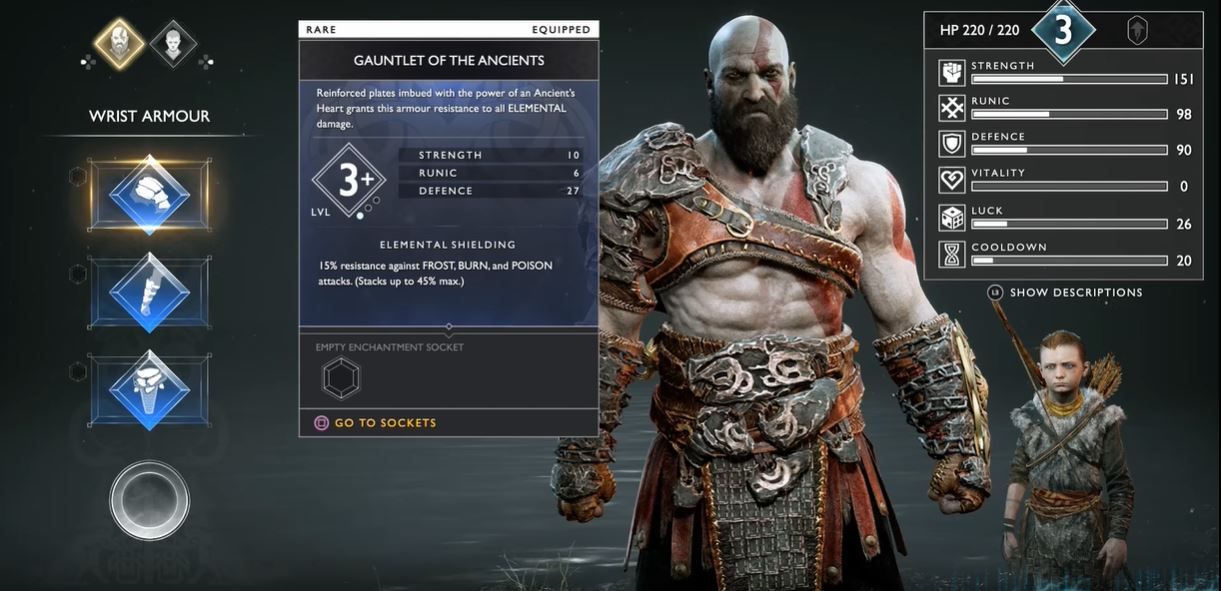 god of war where to find ancients