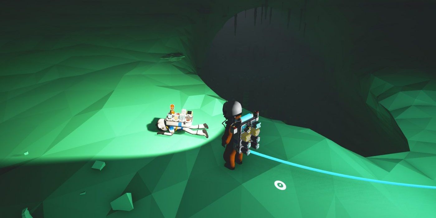 Astroneer Exploring underground on planet