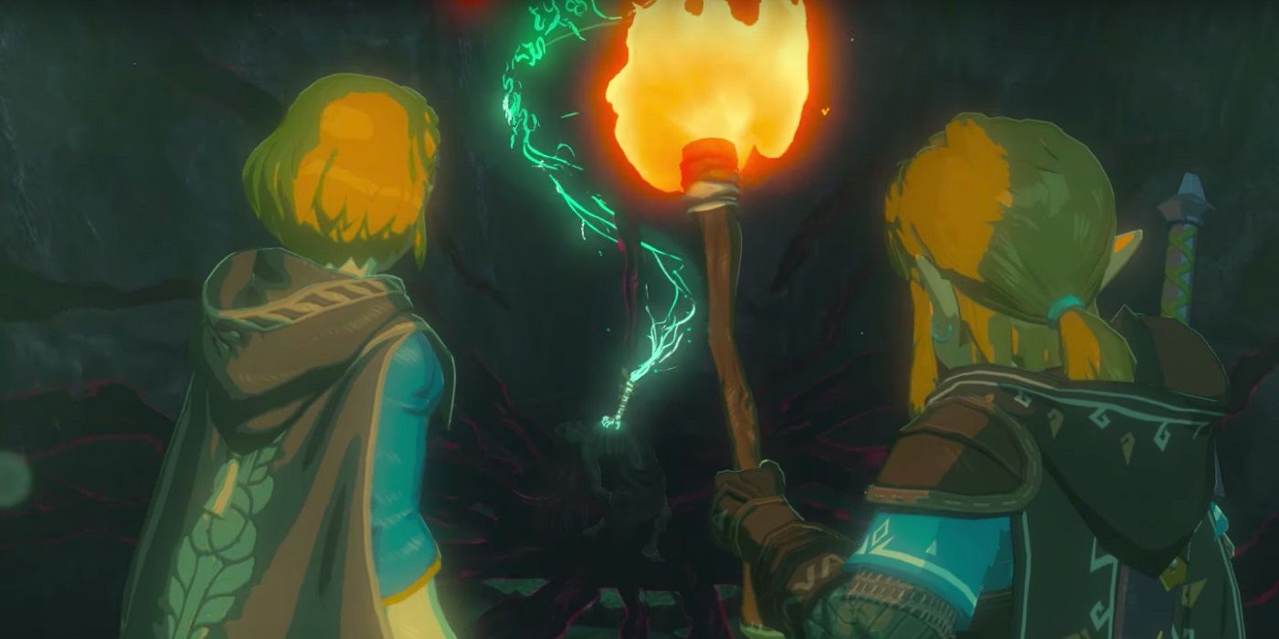 Back of Zelda and link breath of the wild 2 teaser