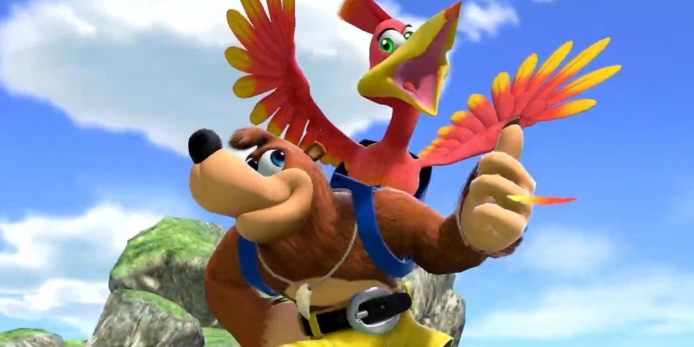 banjo and kazooie characters showing off their moves