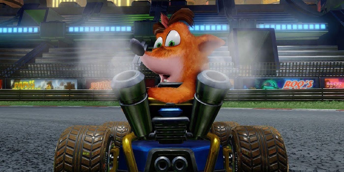 CTR Nitro Fueled Crash looking at his exhaust