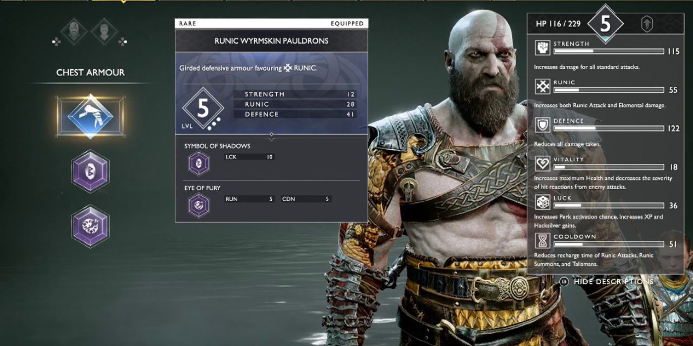 Clarity armor set from God of War PS4