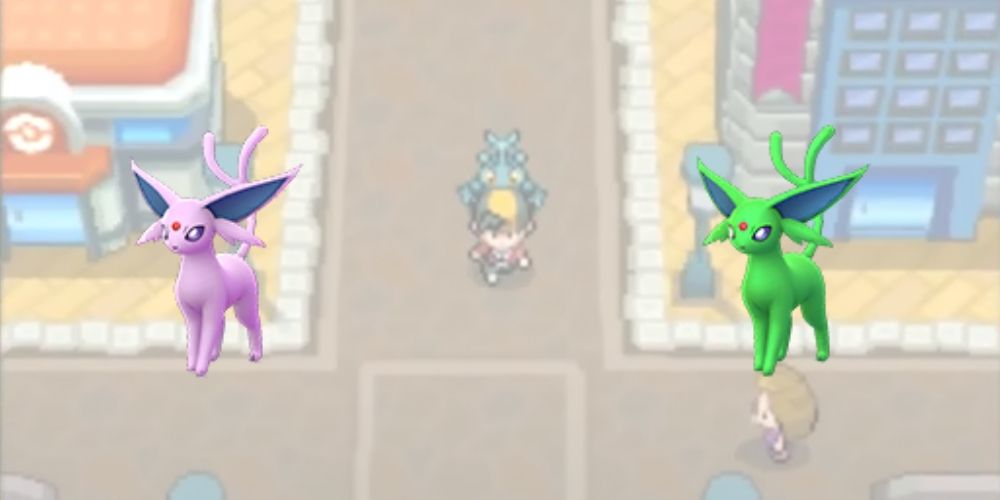 espeon and shiny espeon 