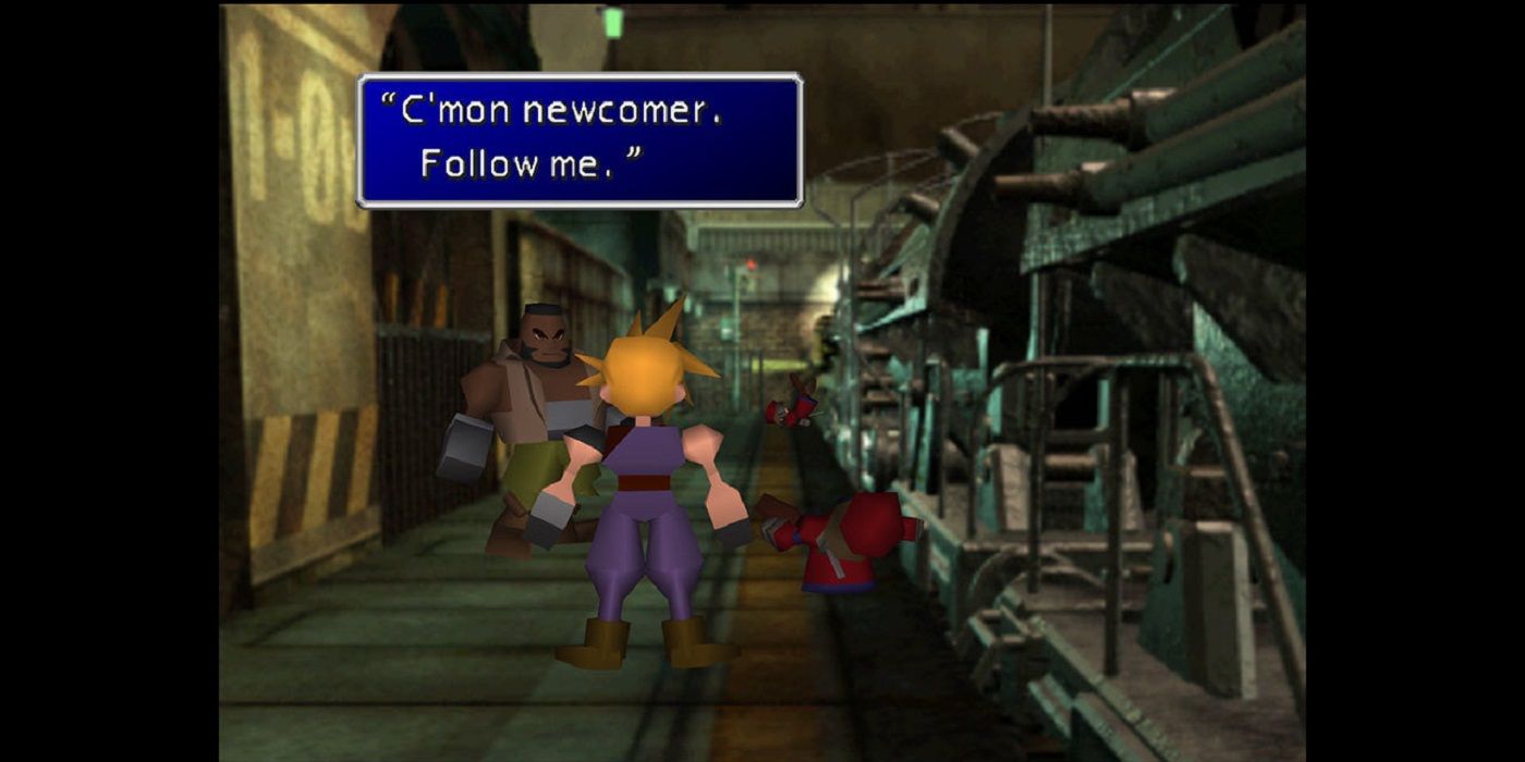 Final Fantasy VII opening scene
